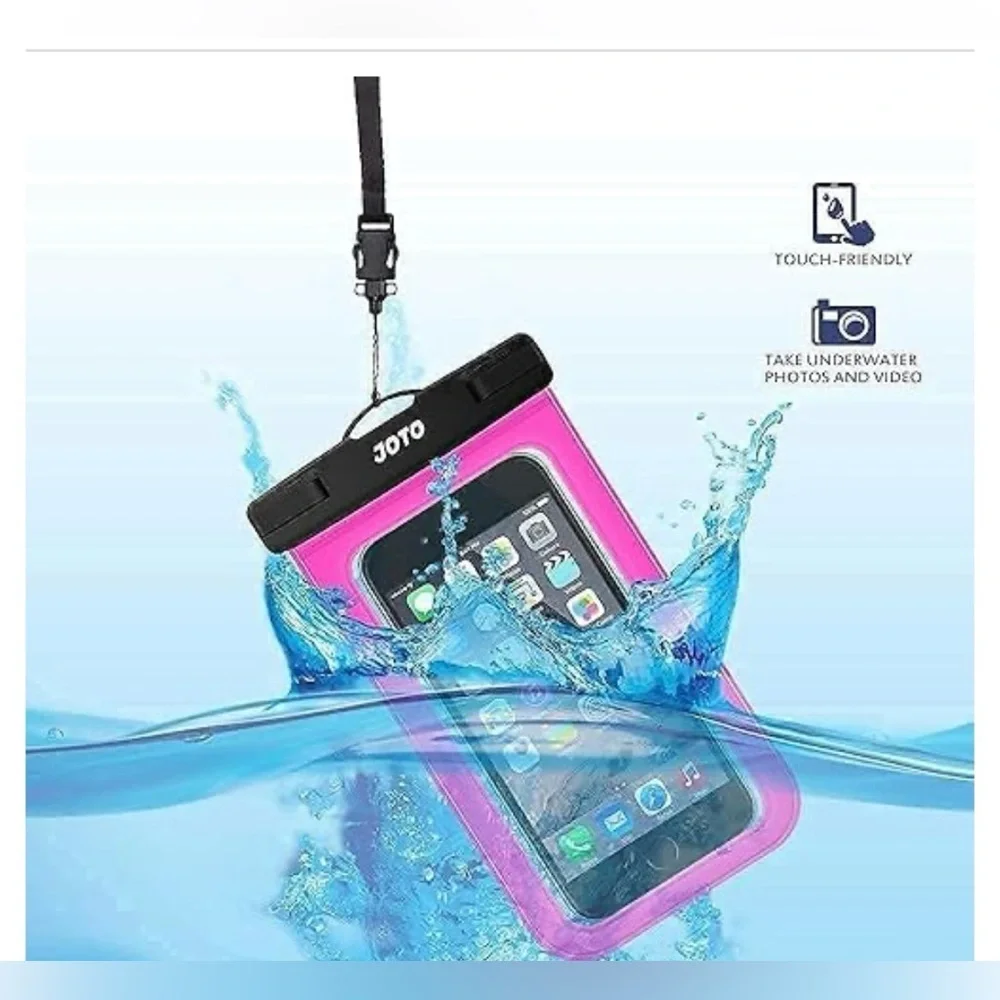 JOTO Pink Waterproof Phone Case
